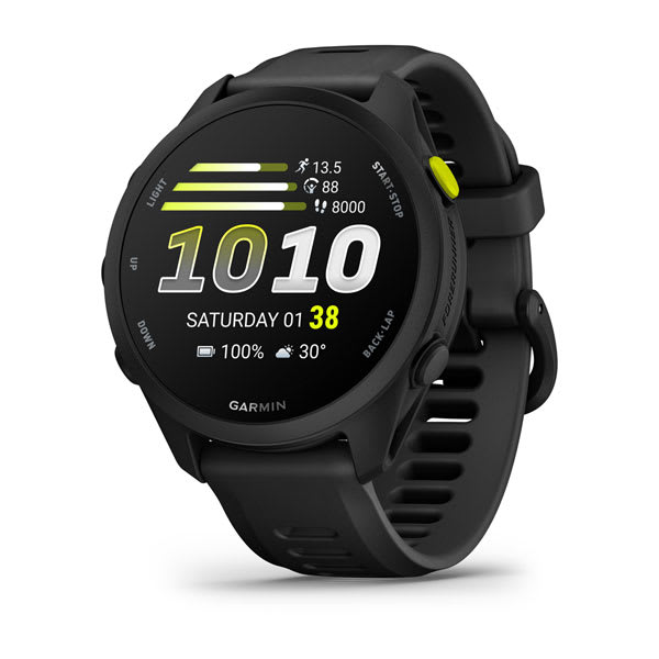 Ceas Garmin Forerunner 70 negru, imagine oficială Garmin