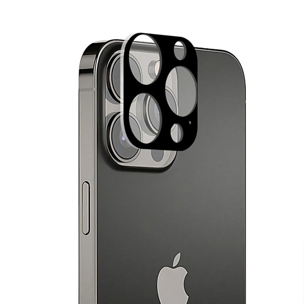 Folie de protectie Techsuit Full Camera Glass compatibil cu iPhone 13 Pro / iPhone 13 Pro Max, Negru