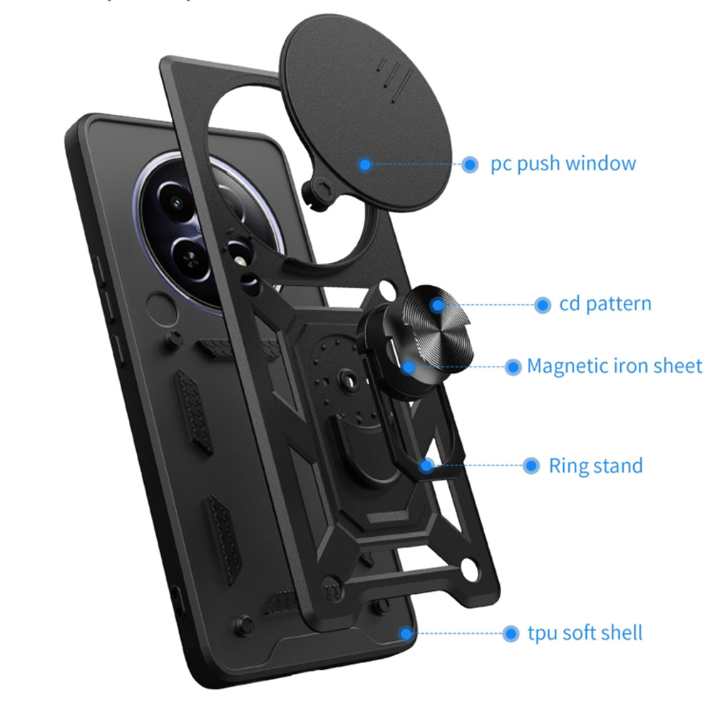 Husa de protectie Techsuit CamShield Series compatibil cu Xiaomi 14 Ultra, Negru