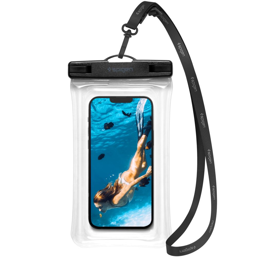 Spigen Waterproof Case A610 (AMP04530), IPX8, for Phone, max 6.9", Transparent