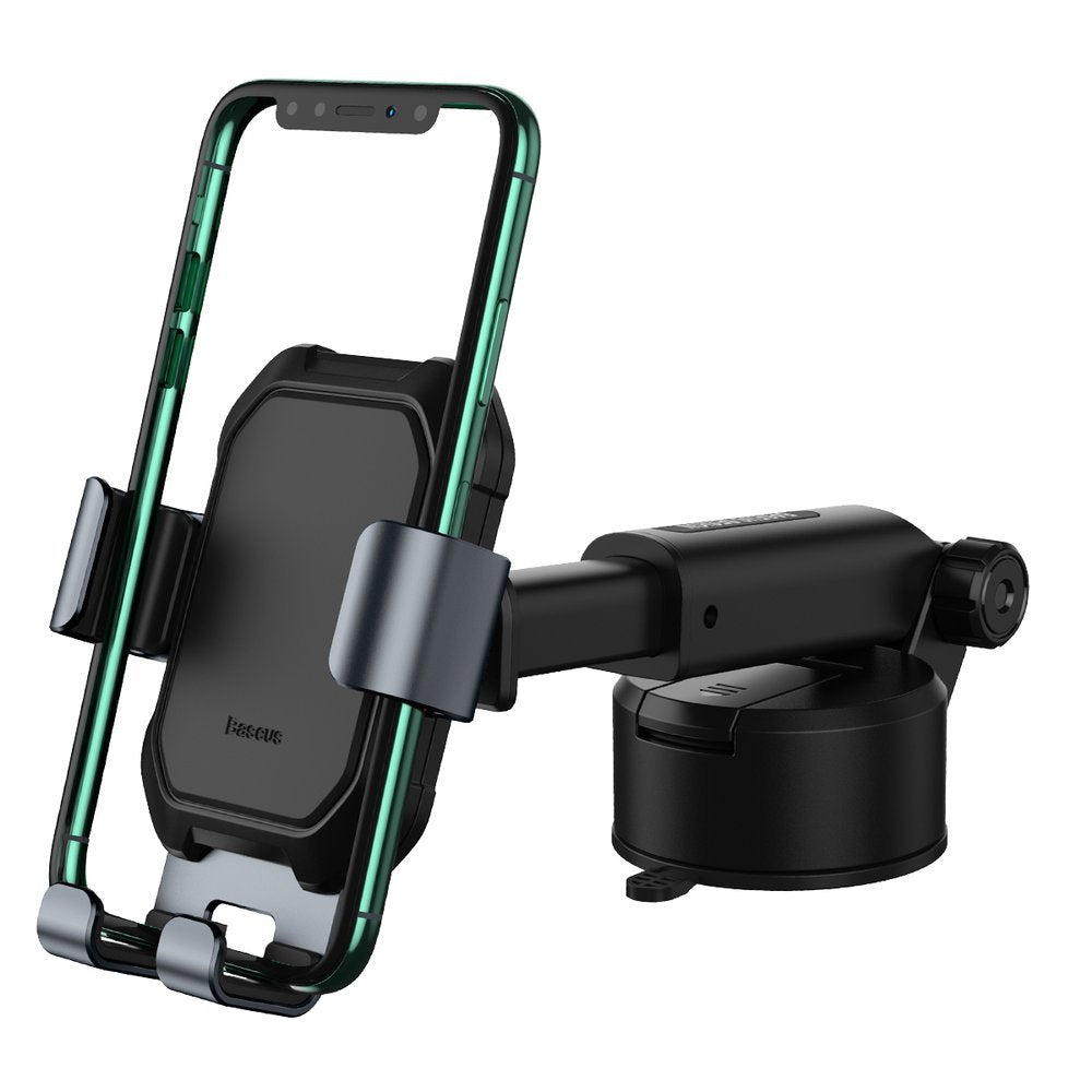 Suport Auto Baseus Tank (SUYL-TK01), Prindere Bord/Parbriz, Negru