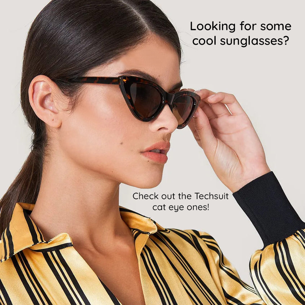 Techsuit Sunglasses (5040), for Women, PC Frame and Lens, Triangular, Maro