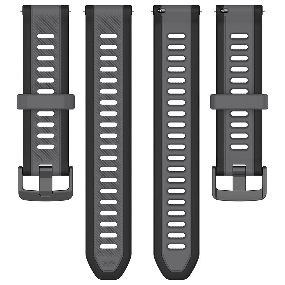 Curea smartwatch Techsuit Watchband 22mm (W053) compatibil cu Huawei Watch GT 2 (46mm)/GT 2 Pro/GT 3 Pro (46mm)/Ultimate, Xiaomi Watch S1, Alb