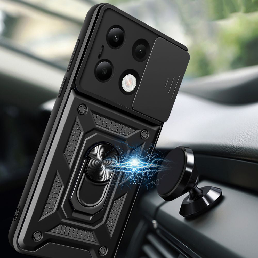 Husa de protectie Techsuit CamShield Series compatibil cu Xiaomi Redmi Note 13 4G, Albastru