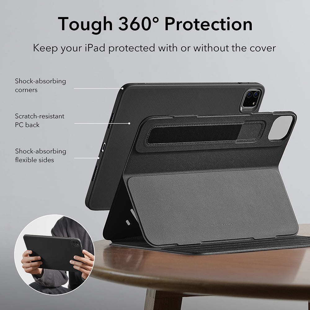 Husa de protectie tableta ESR Shift Magnetic compatibil cu iPad Pro 13 (2024) / iPad Pro 13 (2025), Rosu