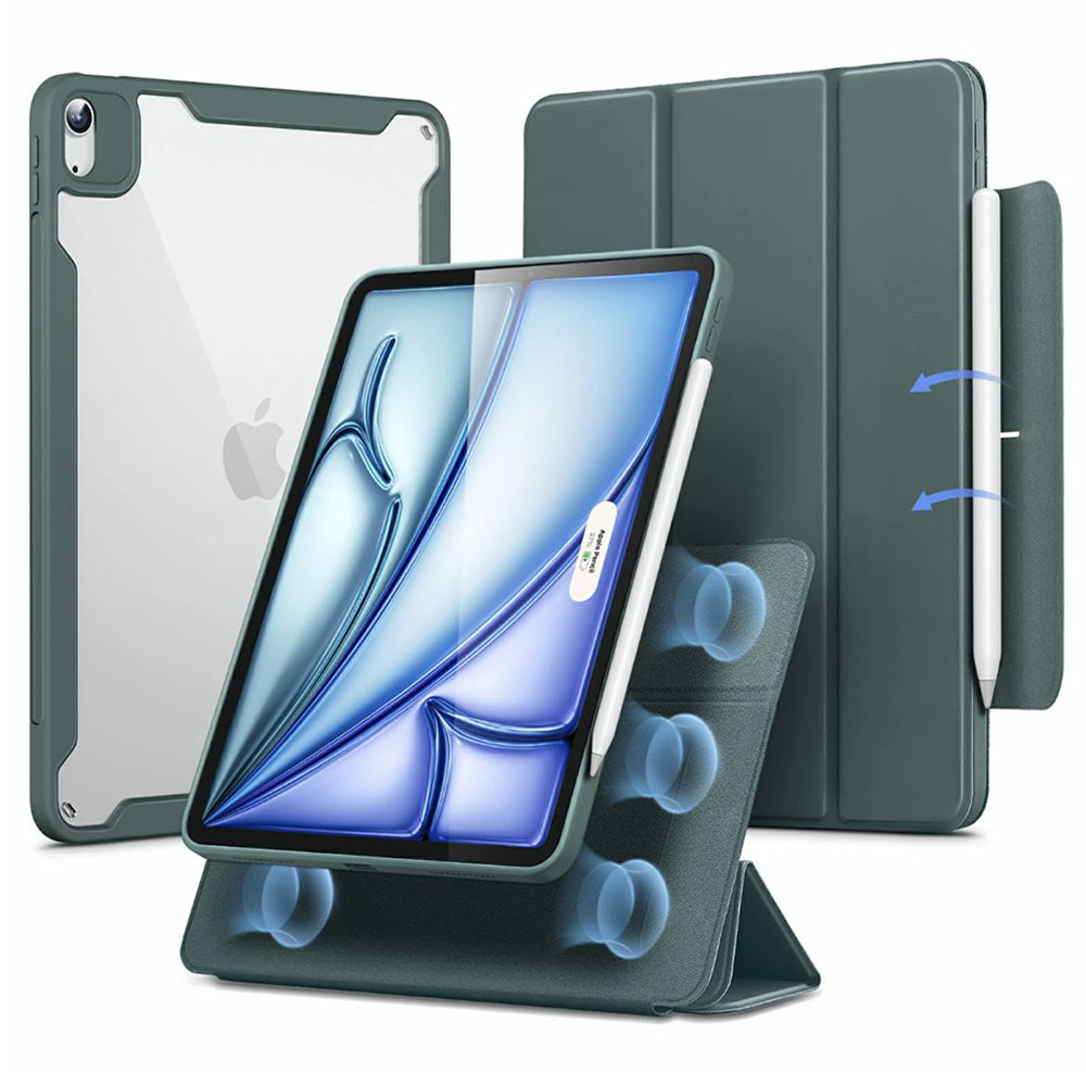 Husa de protectie tableta ESR Rebound Hybrid compatibil cu iPad Air 4 (2020) / Air 5 (2022) / Air 11 (2024) / Air 11 (2025) / Air 11 (2026), Verde Padure
