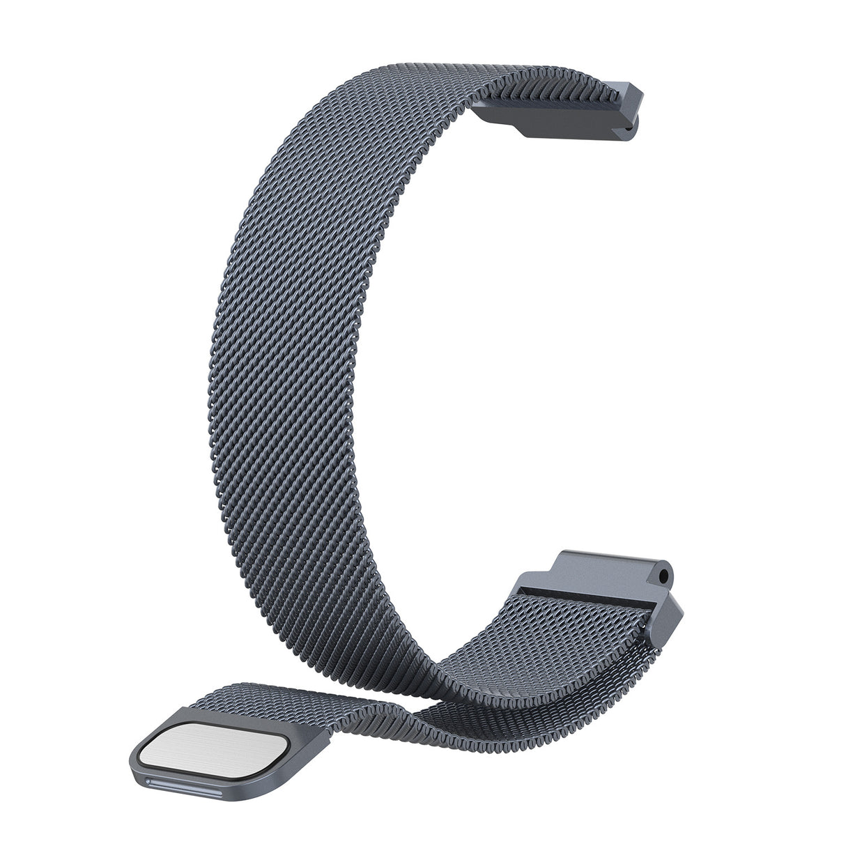 Curea smartwatch Techsuit Watchband 22mm (W009) compatibil cu Samsung Galaxy Watch (46mm)/Watch 3/Gear S3, Huawei Watch GT/GT 2/GT 3 (46mm), Argintiu