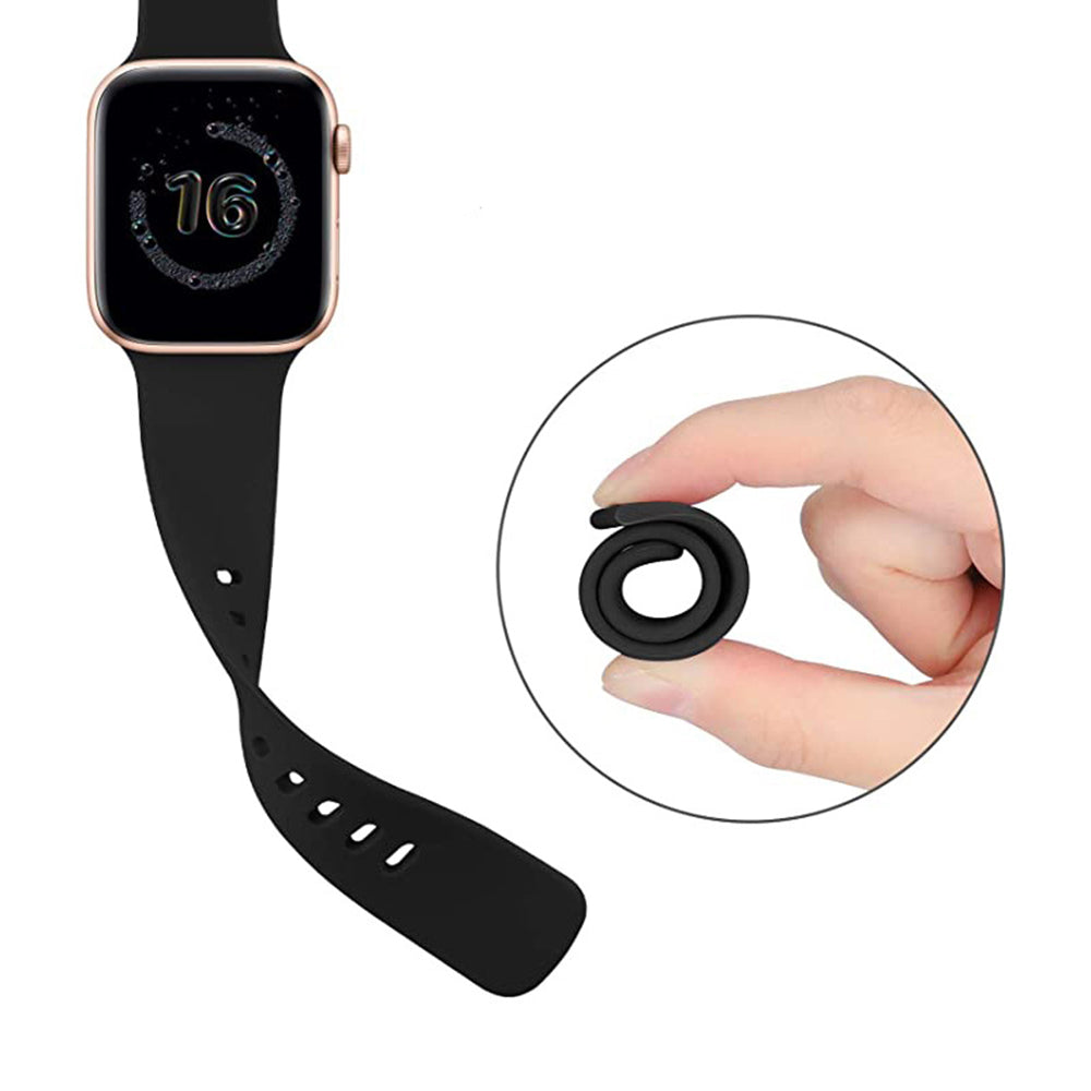 Curea smartwatch Techsuit Watchband (W031) compatibil cu Apple Watch 1/2/3/4/5/6/7/8/9/10/11/SE/SE 2/SE 3/Ultra/2/3 (42/44/45/46/49mm), Roz Deschis