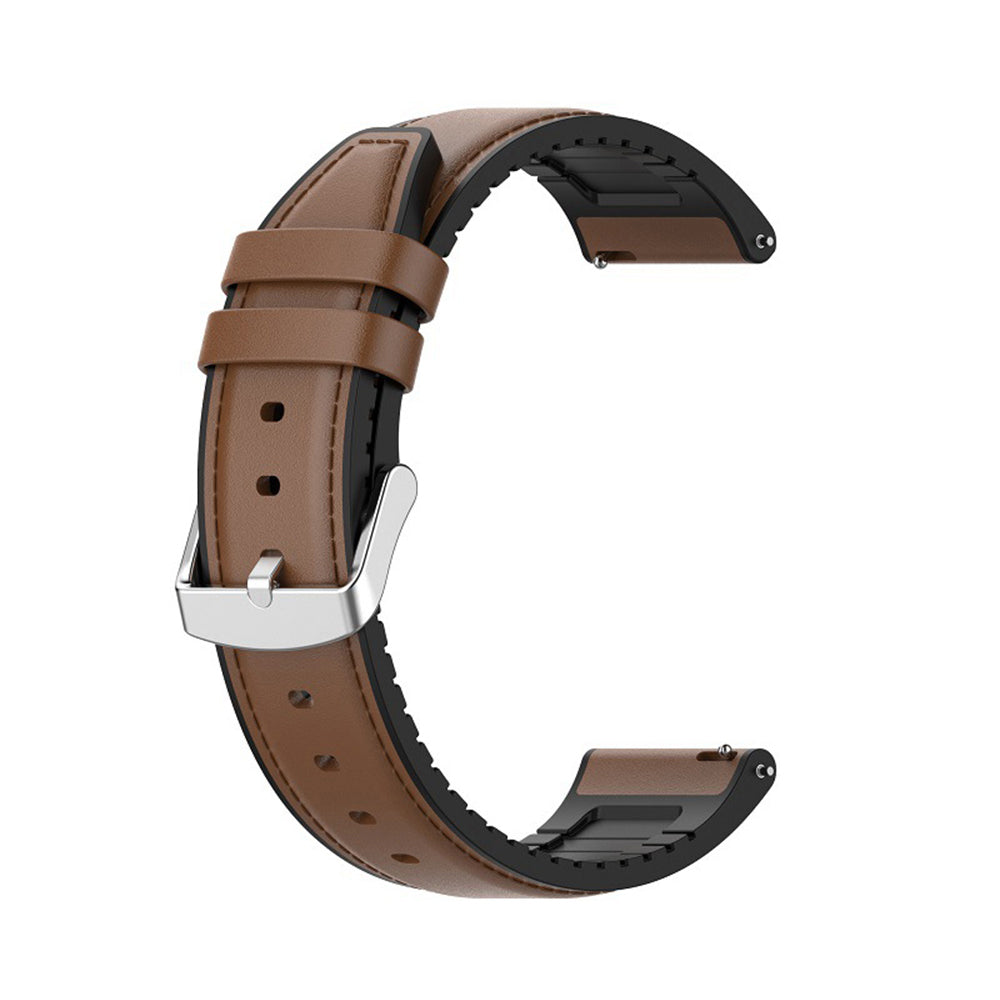 Curea smartwatch Techsuit Watchband 22mm (W007) compatibil cu Samsung Galaxy Watch (46mm)/Watch 3/Gear S3, Huawei Watch GT/GT 2/GT 3 (46mm), Maro