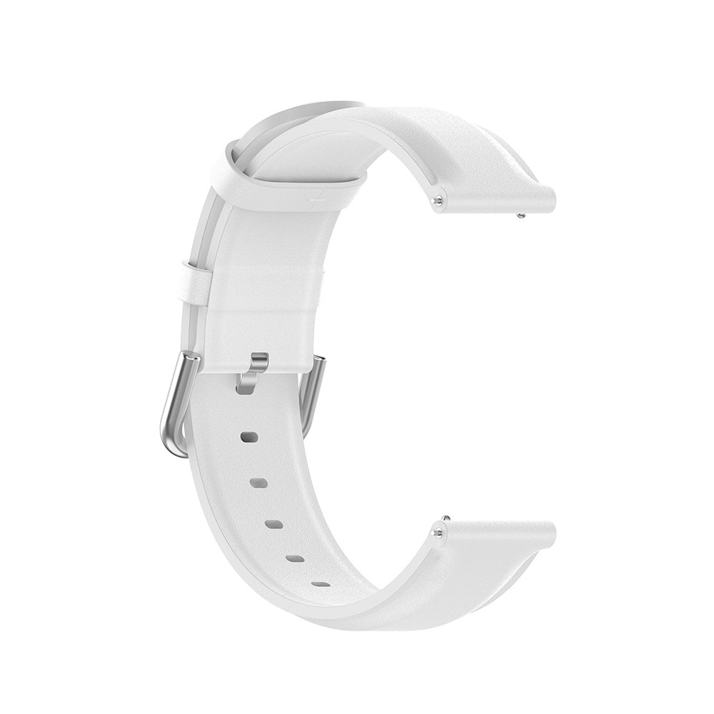 Curea smartwatch Techsuit Watchband 22mm (W007PU) compatibil cu Samsung Galaxy Watch (46mm)/Watch 3/Gear S3, Huawei Watch GT/GT 2/GT 3 (46mm), Alb