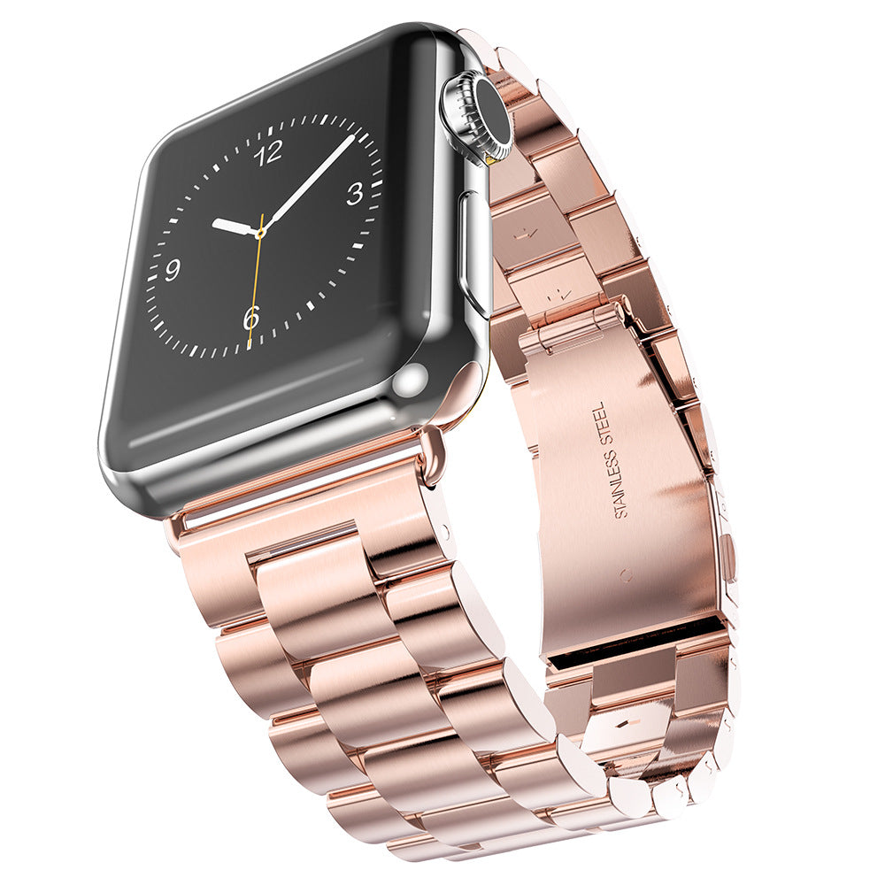 Curea smartwatch Techsuit Watchband (W036) compatibil cu Apple Watch 1/2/3/4/5/6/7/8/9/10/11/SE/SE 2/SE 3/Ultra/2/3 (42/44/45/46/49mm), Roz