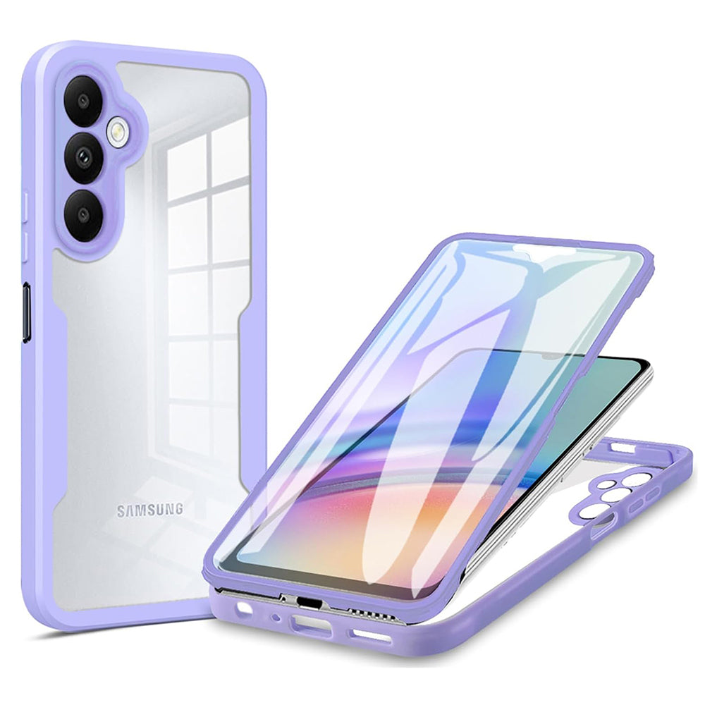 Folie de protectie Techsuit ColorVerse 360 Series + compatibil cu Samsung Galaxy A05s, Mov