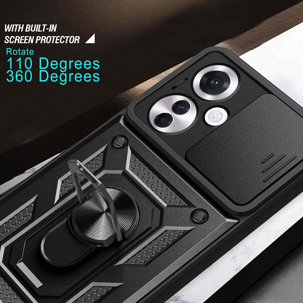 Husa de protectie Techsuit CamShield Series compatibil cu Oppo Reno11 F, Roz Auriu