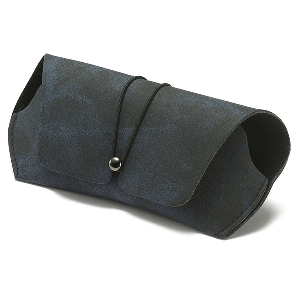 Techsuit Glasses Case (PLSD-01), with Button Close, Negru