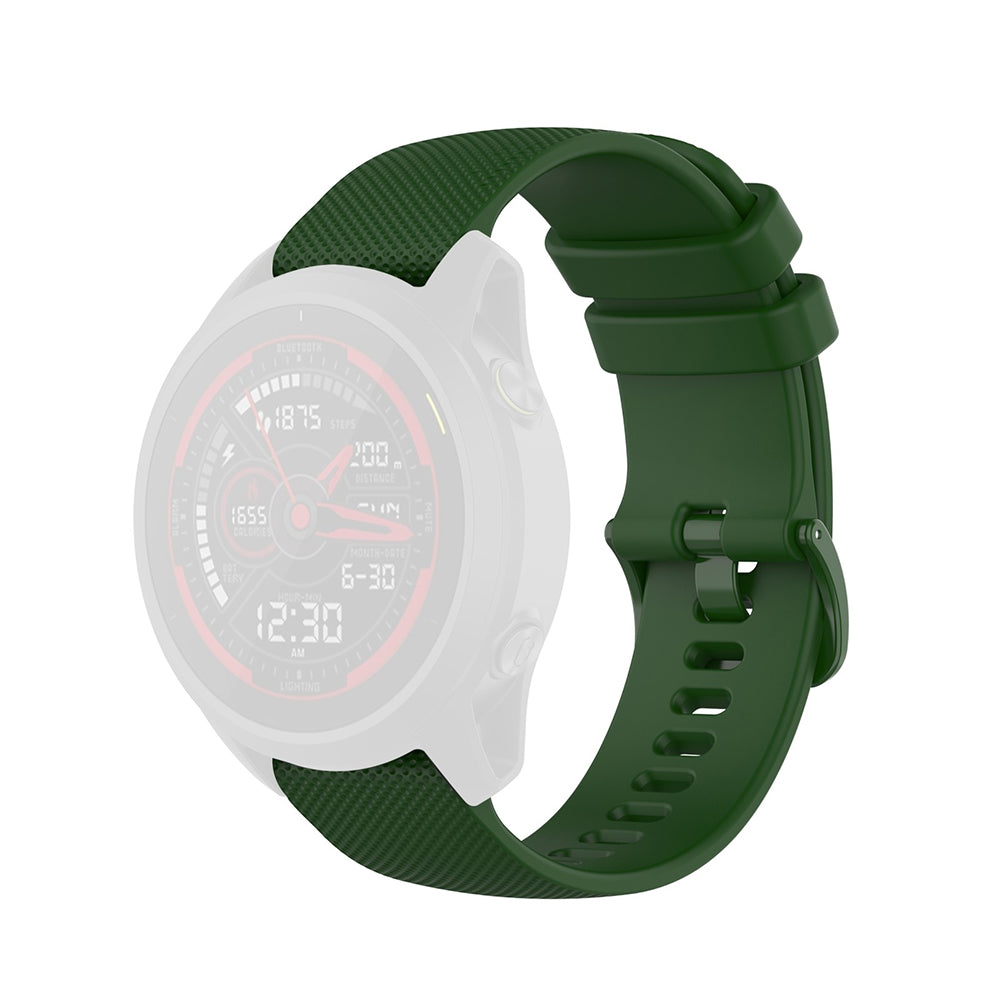 Curea smartwatch Techsuit Watchband 20mm (W006) compatibil cu Samsung Galaxy Watch 4/5/Active 2, Huawei Watch GT 3 (42mm)/GT 3 Pro (43mm), Verde