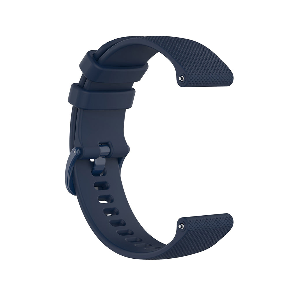 Curea smartwatch Techsuit Watchband 20mm (W006) compatibil cu Samsung Galaxy Watch 4/5/Active 2, Huawei Watch GT 3 (42mm)/GT 3 Pro (43mm), Albastru