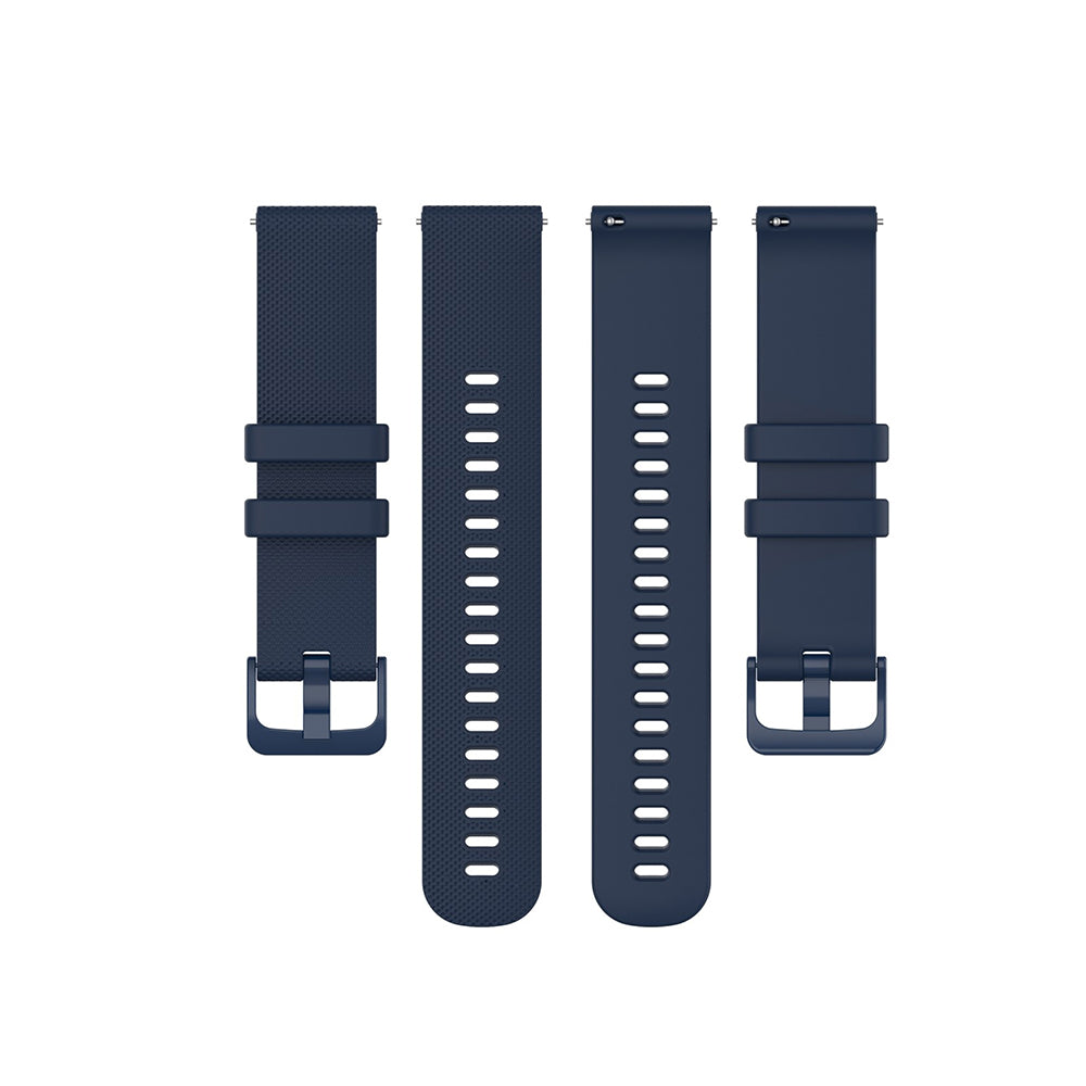 Curea smartwatch Techsuit Watchband 20mm (W006) compatibil cu Samsung Galaxy Watch 4/5/Active 2, Huawei Watch GT 3 (42mm)/GT 3 Pro (43mm), Albastru
