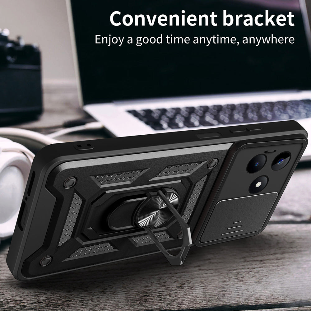 Husa de protectie Techsuit CamShield Series compatibil cu Xiaomi 14, Roz Auriu