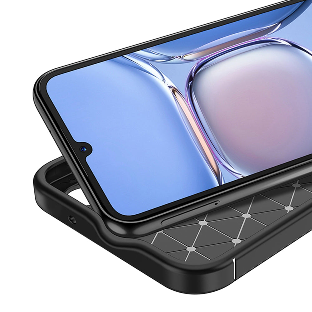 Husa de protectie Techsuit CarbonFiber compatibil cu Samsung Galaxy A05s, Negru