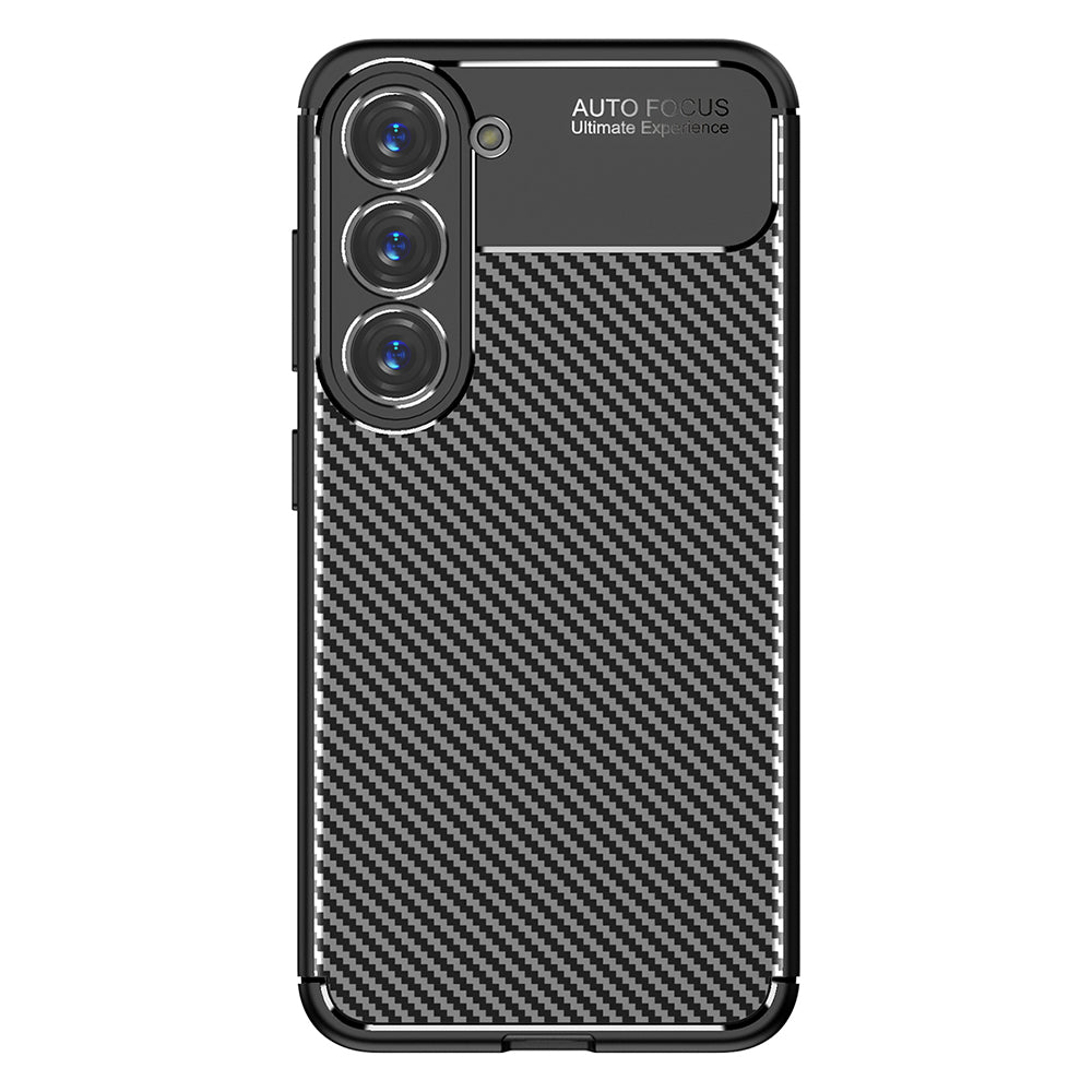 Husa de protectie Techsuit CarbonFiber compatibil cu Samsung Galaxy S23, Negru