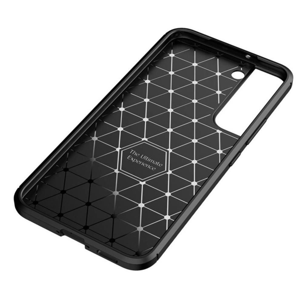 Husa de protectie Techsuit CarbonFiber compatibil cu Samsung Galaxy S21 FE 5G, Negru