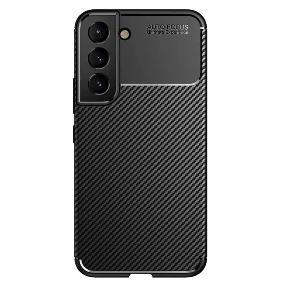 Husa de protectie Techsuit CarbonFiber compatibil cu Samsung Galaxy S21 FE 5G, Negru