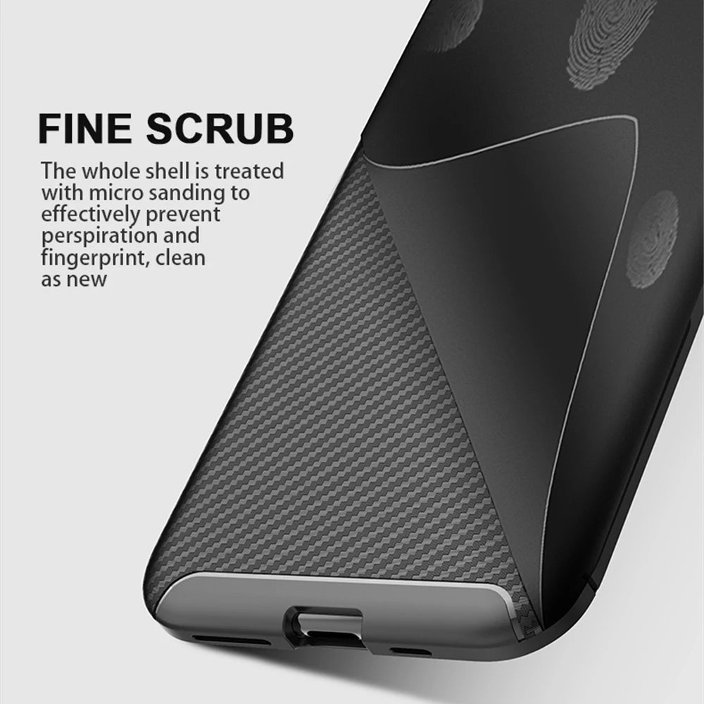 Husa de protectie Techsuit CarbonFiber compatibil cu Samsung Galaxy S21 Ultra 5G, Negru