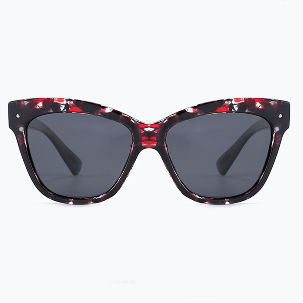 Techsuit Sunglasses Polarised PC (OD8155-C4), UV Protection, Flowers / Negru