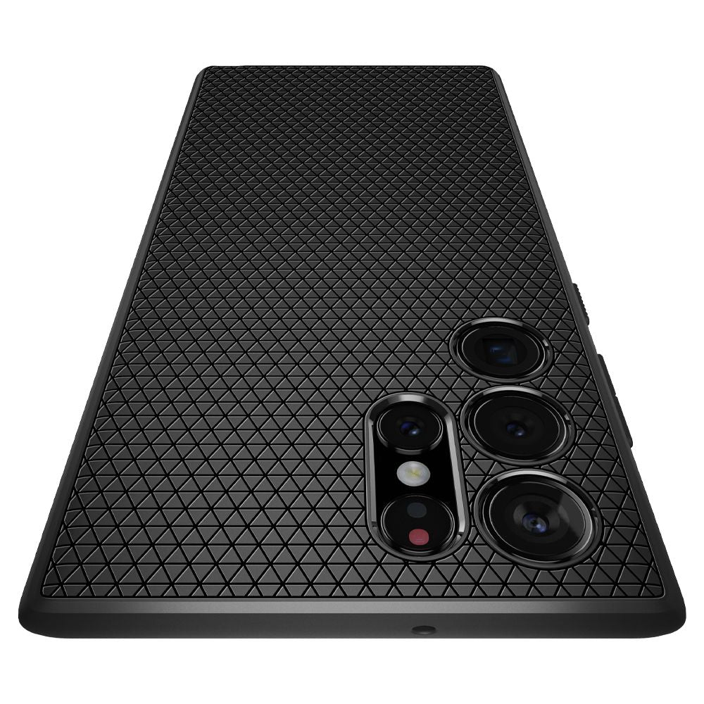 Husa de protectie Spigen Liquid Air (ACS03915) compatibil cu Samsung Galaxy S22 Ultra, Negru