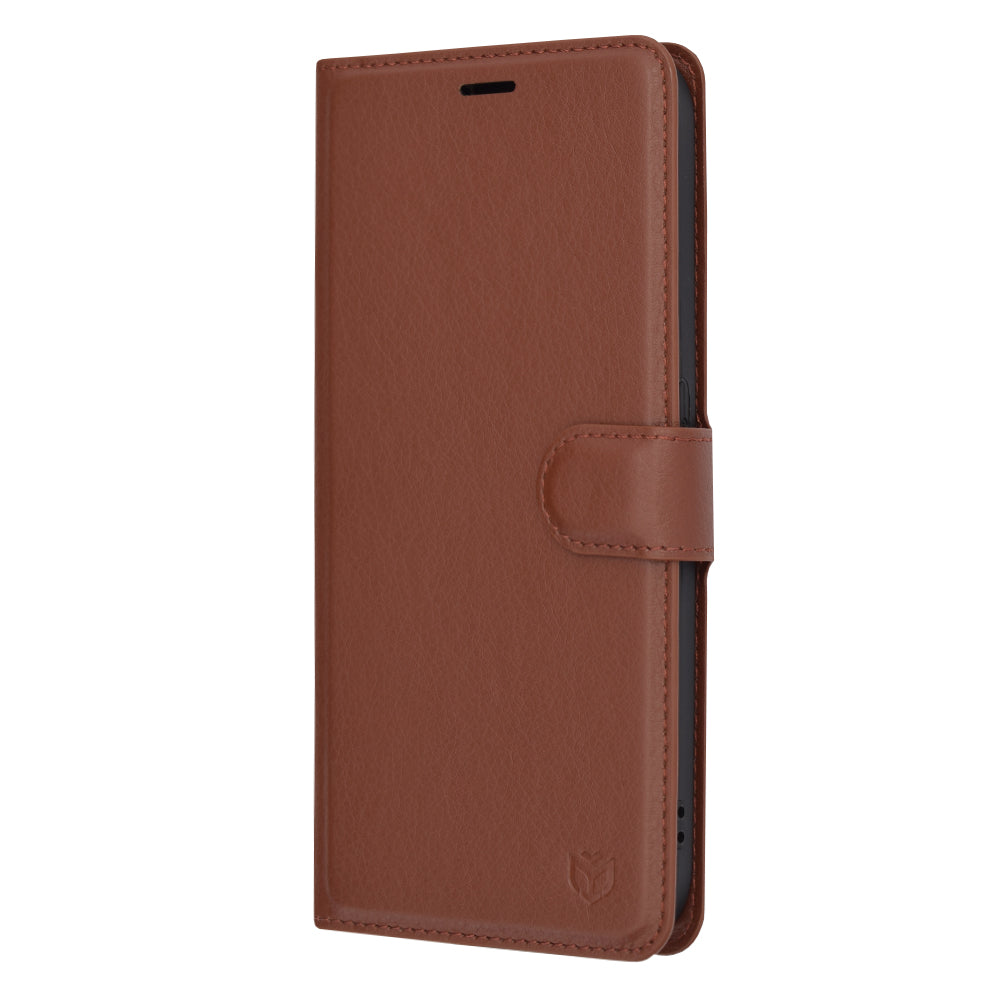 Husa de protectie Techsuit Leather Folio compatibil cu Nothing Phone (2a) / (2a) Plus, Maro