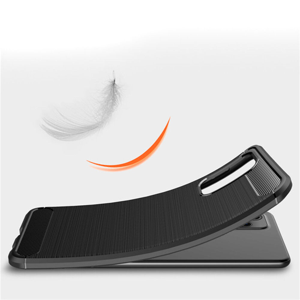 Husa de protectie Techsuit Carbon Silicone compatibil cu Samsung Galaxy A53 5G, Negru