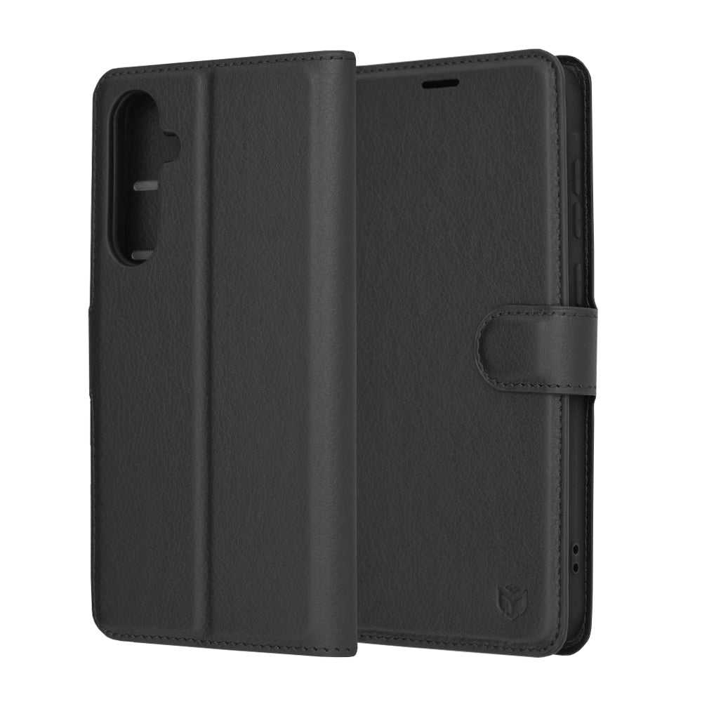 Husa de protectie Techsuit Leather Folio compatibil cu Samsung Galaxy A35 5G, Negru