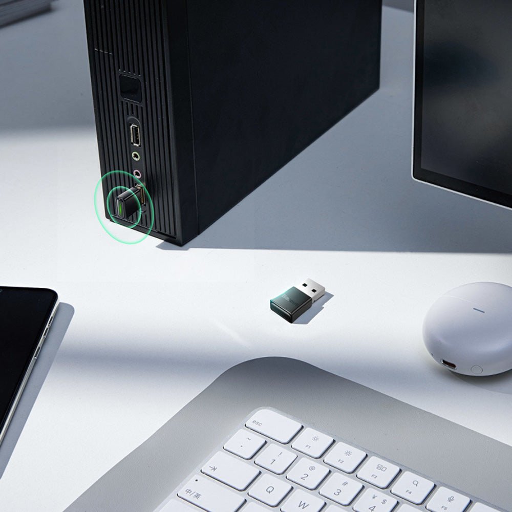 Adaptor Baseus Wireless Adapter BA07 (ZJBA010001), Bluetooth, for Keyboards, Phones, Earphones, Negru