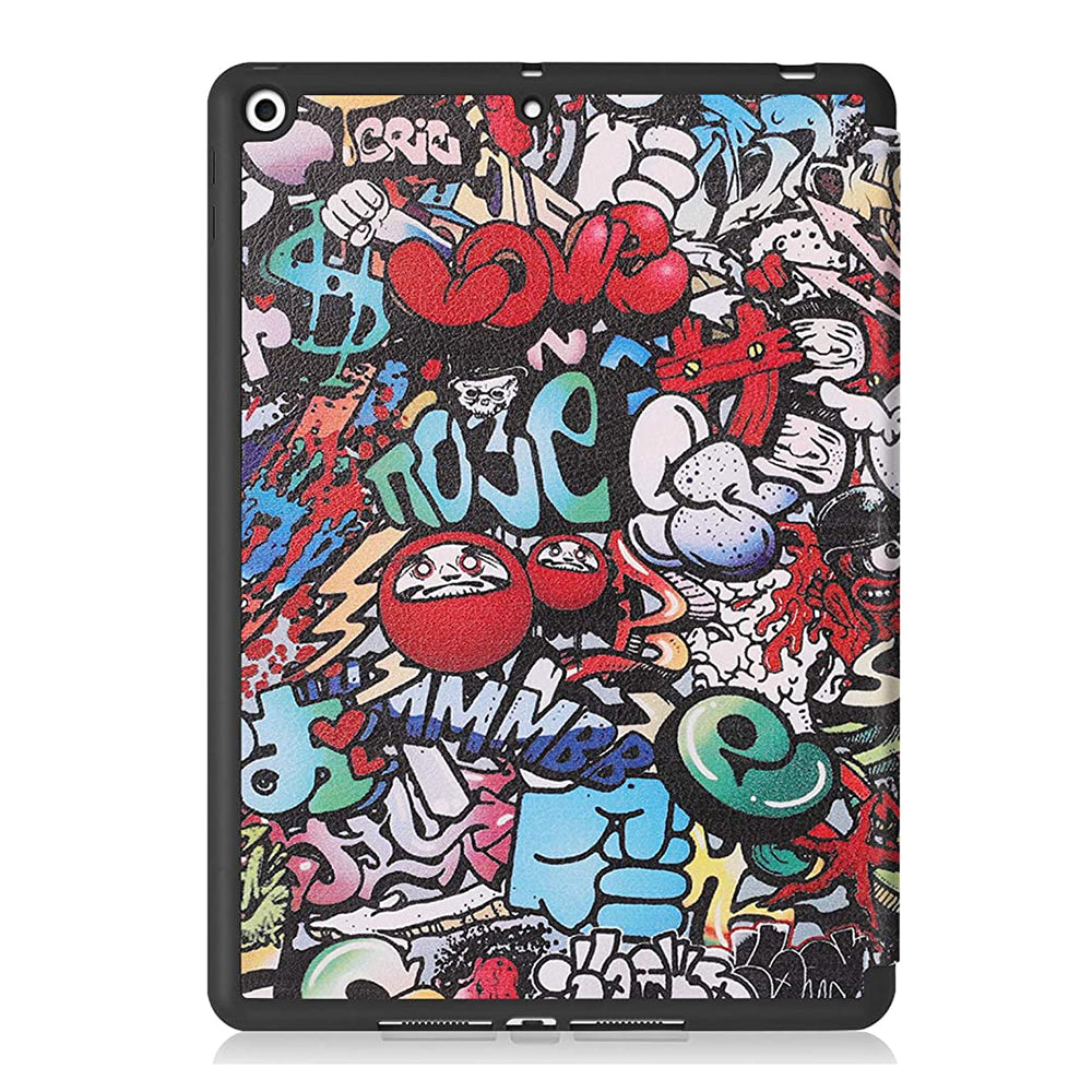 Husa de protectie tableta Techsuit FoldPro compatibil cu Apple iPad 10.2 (2021/2020/2019), Urban Vibe
