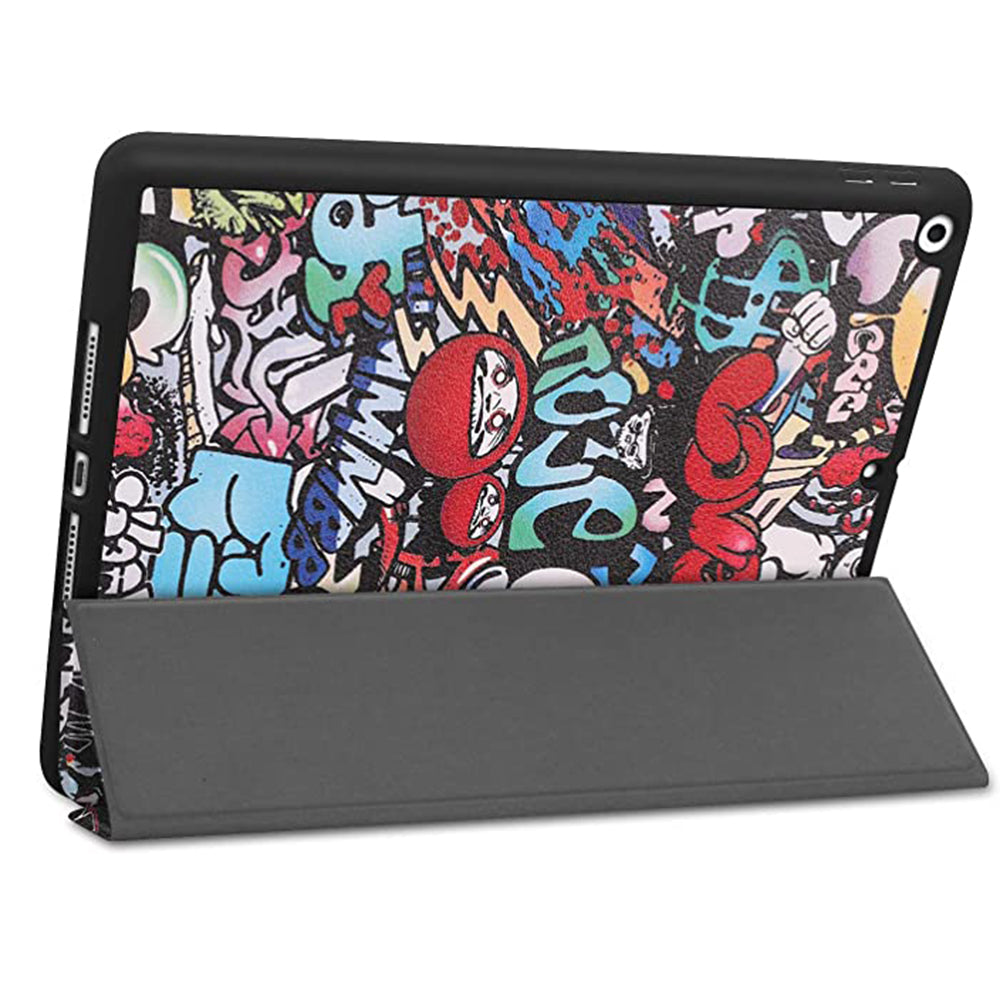 Husa de protectie tableta Techsuit FoldPro compatibil cu Apple iPad 10.2 (2021/2020/2019), Urban Vibe