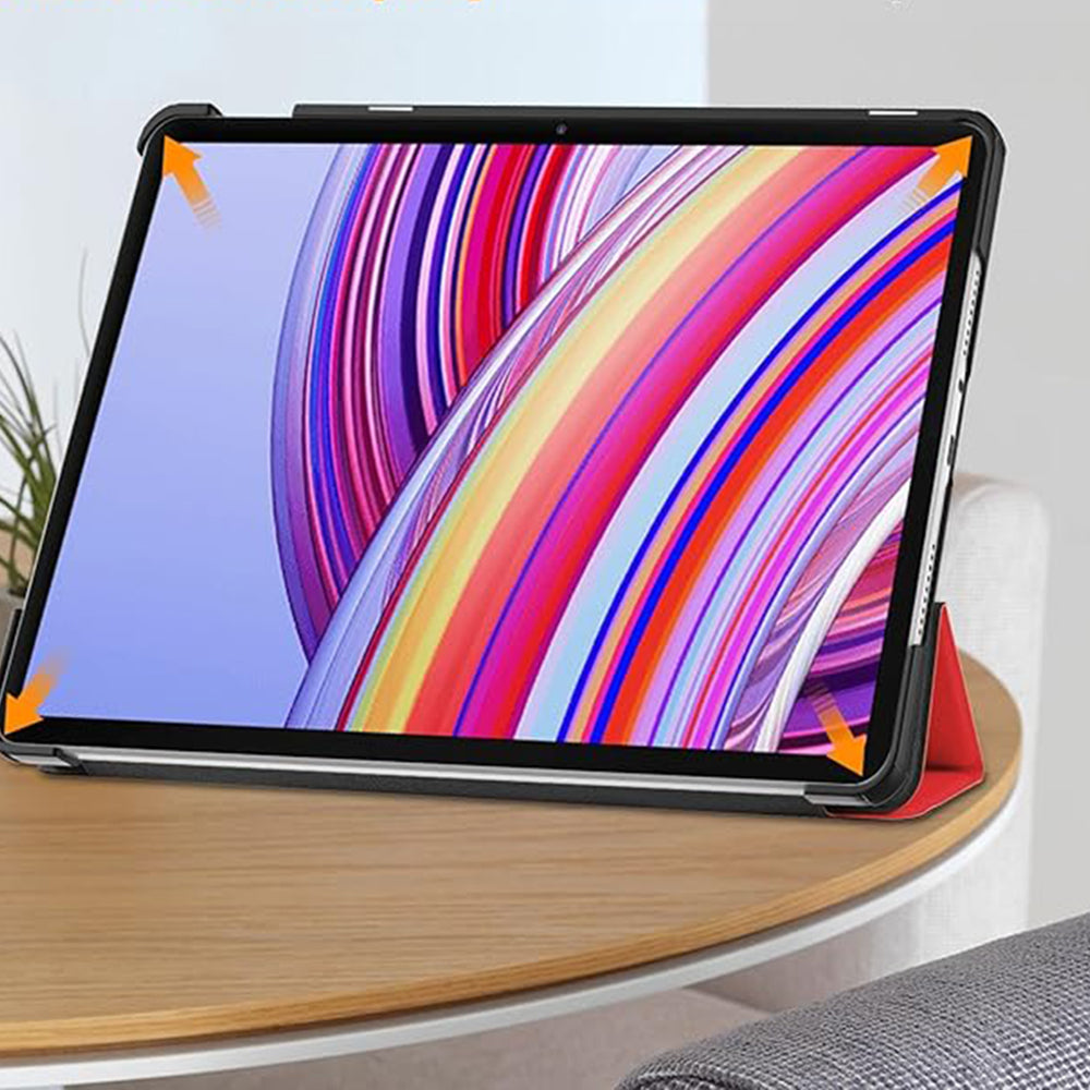 Husa de protectie tableta Techsuit FoldPro compatibil cu Xiaomi Redmi Pad Pro / Redmi Pad Pro 5G / Poco Pad, Rosu