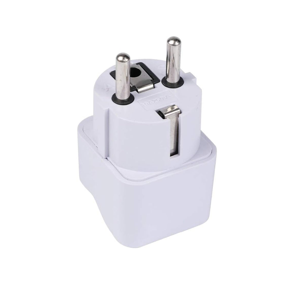 Incarcator Techsuit Travel Adapter (C524), for UK / US / AU to EU, 10A, 250V, Alb