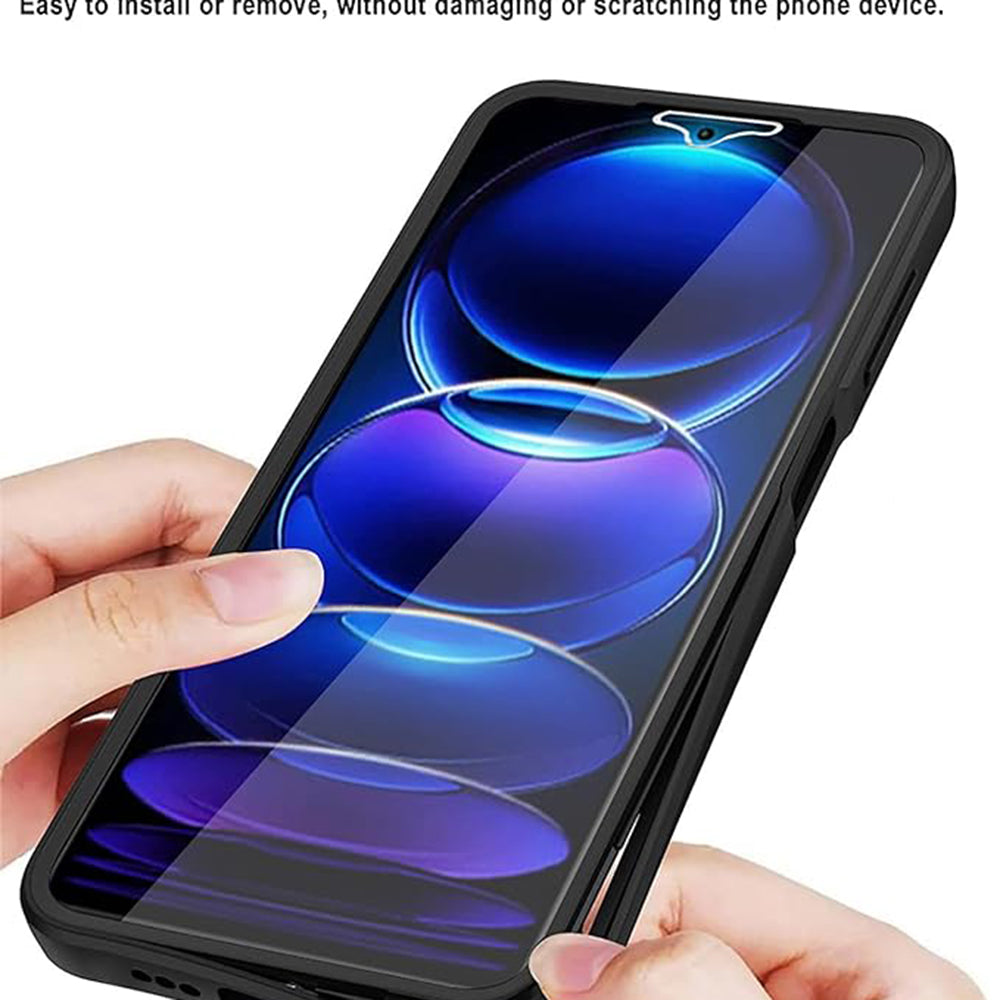 Folie de protectie Techsuit ColorVerse 360 Series + compatibil cu Oppo A79 5G / OnePlus Nord N30 SE, Negru