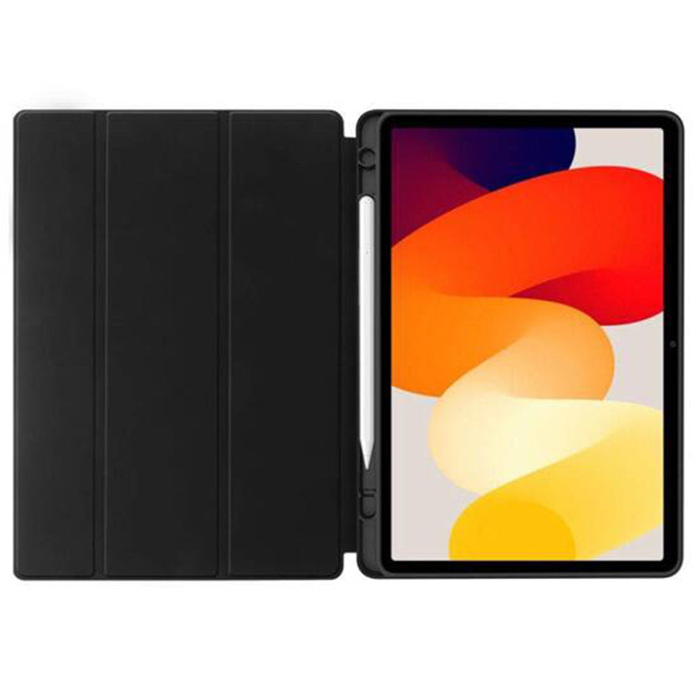 Husa de protectie tableta Techsuit Flex Trifold (with Pencil Holder) compatibil cu Xiaomi Redmi Pad SE 11", Gri