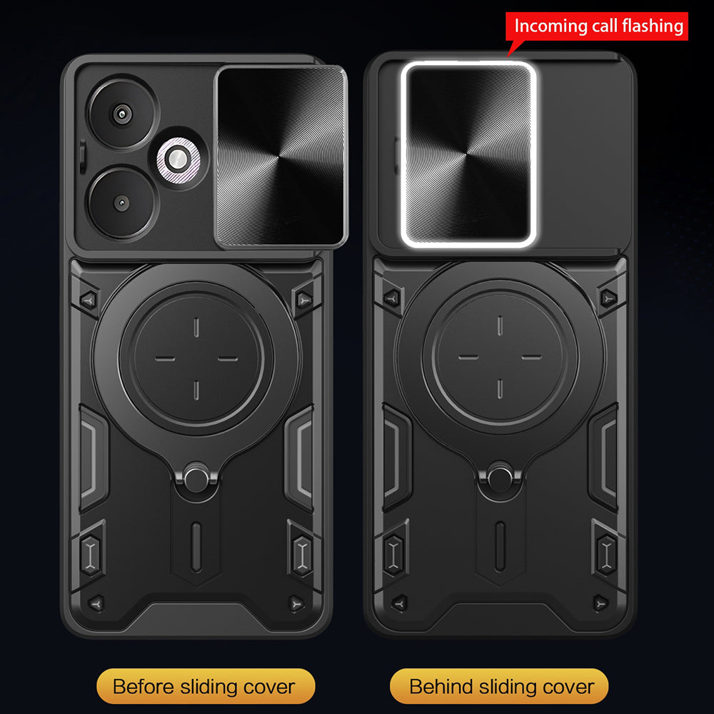 Husa de protectie Techsuit CamGuard Pro compatibil cu Xiaomi Redmi 13C 5G, Negru