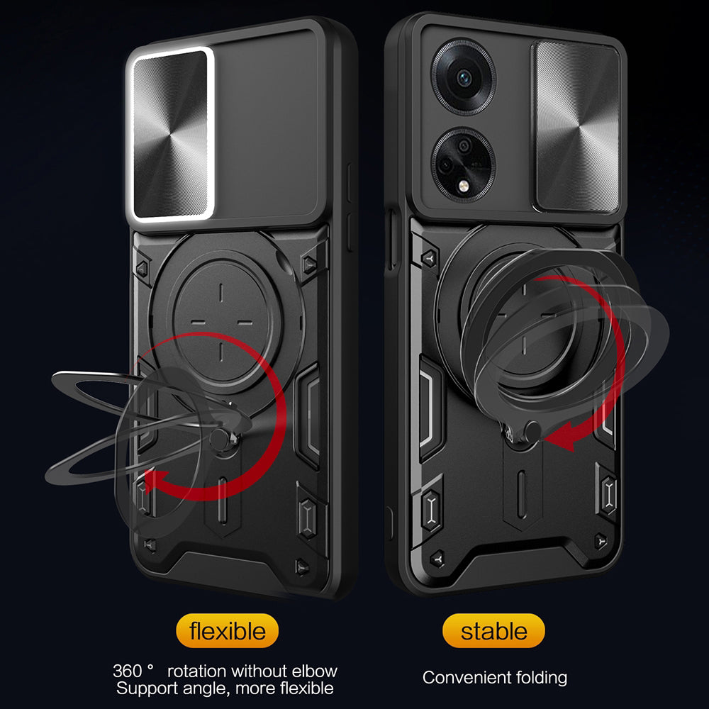 Husa de protectie Techsuit CamGuard Pro compatibil cu Oppo A98 5G, Negru