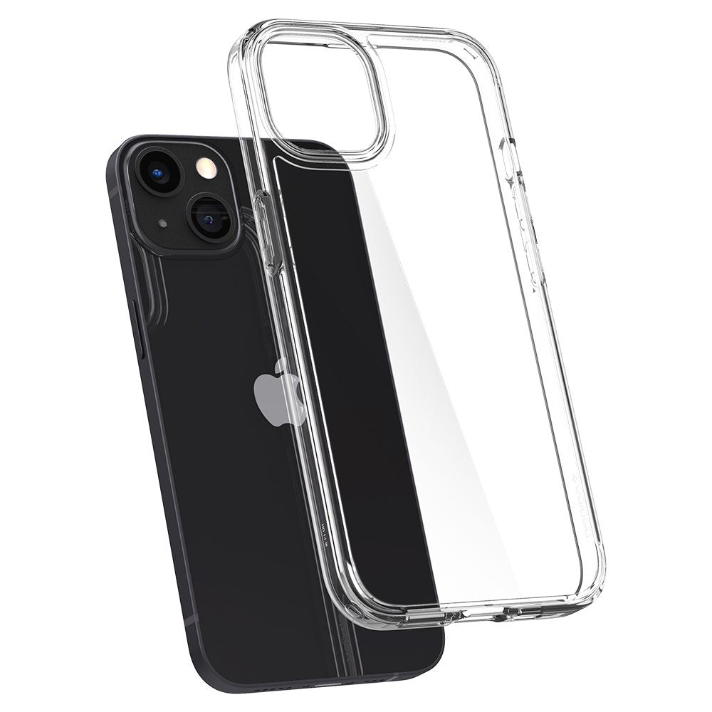 Husa pentru iPhone 13 - Spigen Ultra Hybrid (ACS03522) - Crystal Clear