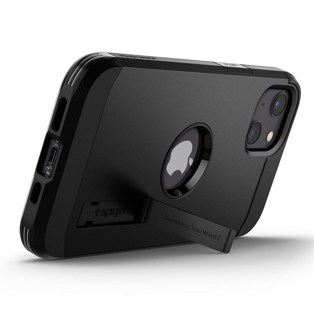Spigen Tough Armor ACS03539 fekete husă pentru iPhone 13