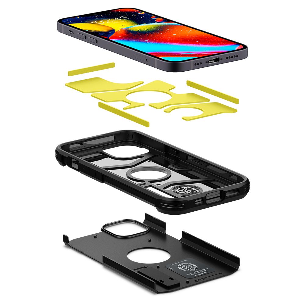 Spigen Tough Armor ACS03539 fekete husă pentru iPhone 13