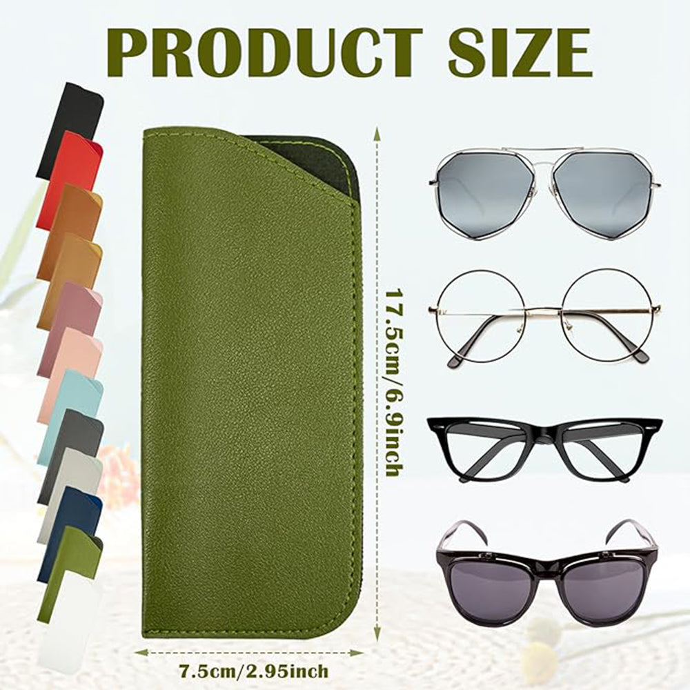 Techsuit Glasses Case (ETSP7), Slim Design, 175 x 75mm, Maro