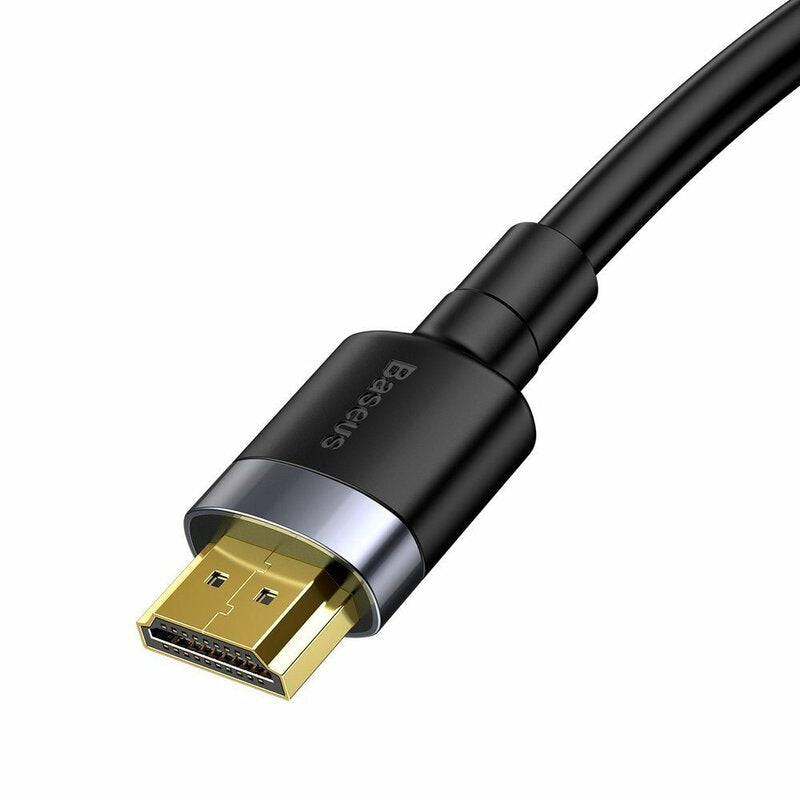 Adaptor Baseus Video Cable Cafule (CADKLF-E01), HDMI to HDMI, 4K, 60Hz, 18Gbps, 1m, Negru