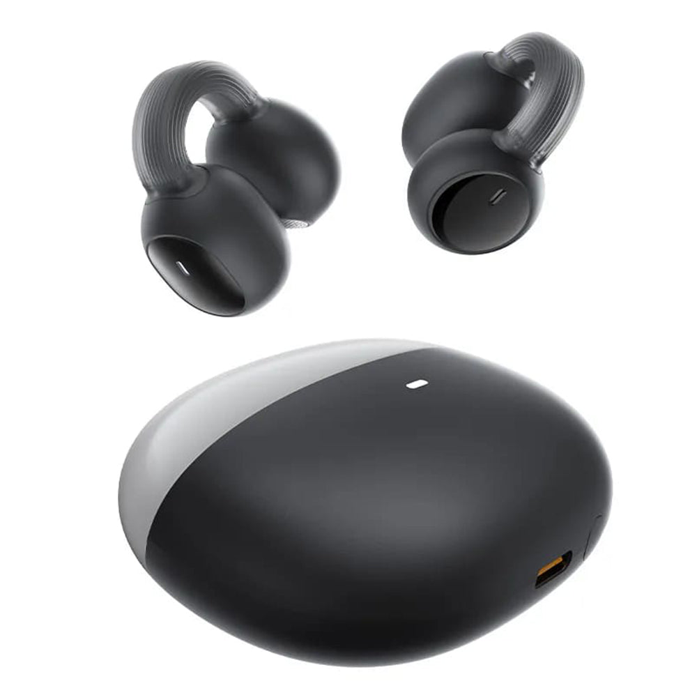 Casti Baseus AirGo 1 Ring (A00069201113-00), Bluetooth 5.3, TWS, Open-Ear Clip Design, Cluster Black