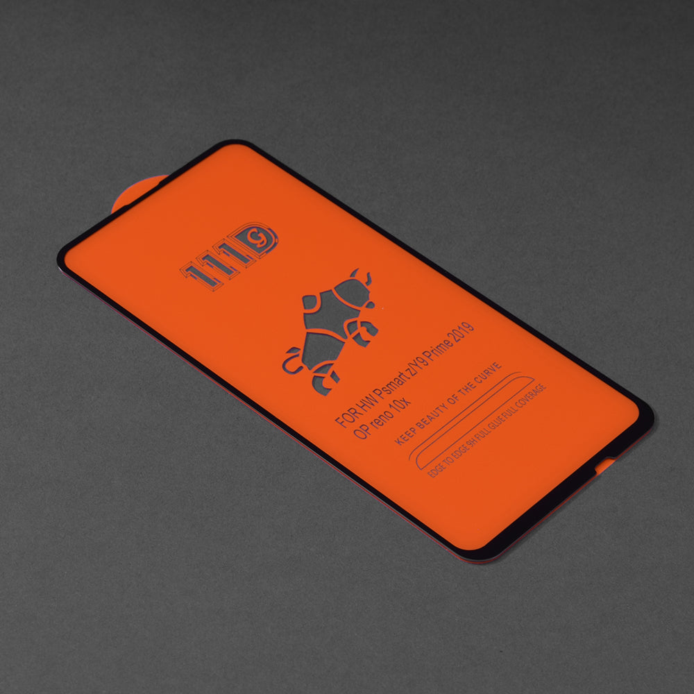 Folie de protectie Techsuit 111D Full Cover / Full Glue Glass compatibil cu Huawei P Smart Z / Y9 Prime 2019, Negru