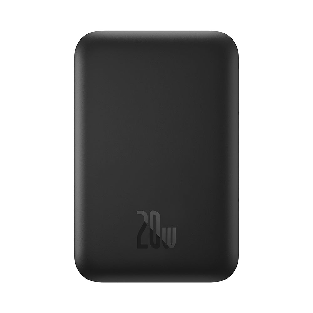 Baterie externa Baseus Mini Air (P10059002113-00), Type-C, MagSafe Charging, 20W, 6000mAh, with Cable Type-C, 30cm, Negru