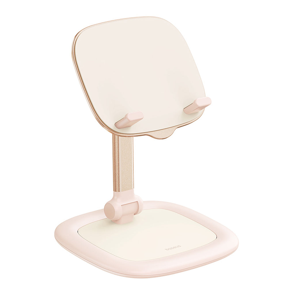 Suport Baseus Seashell (B10451501411-00), for Tablets, Phones, MagSafe, Aluminum Alloy, Roz Pastel